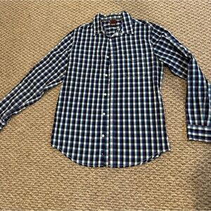 HAWK PLAID BUTTON UP